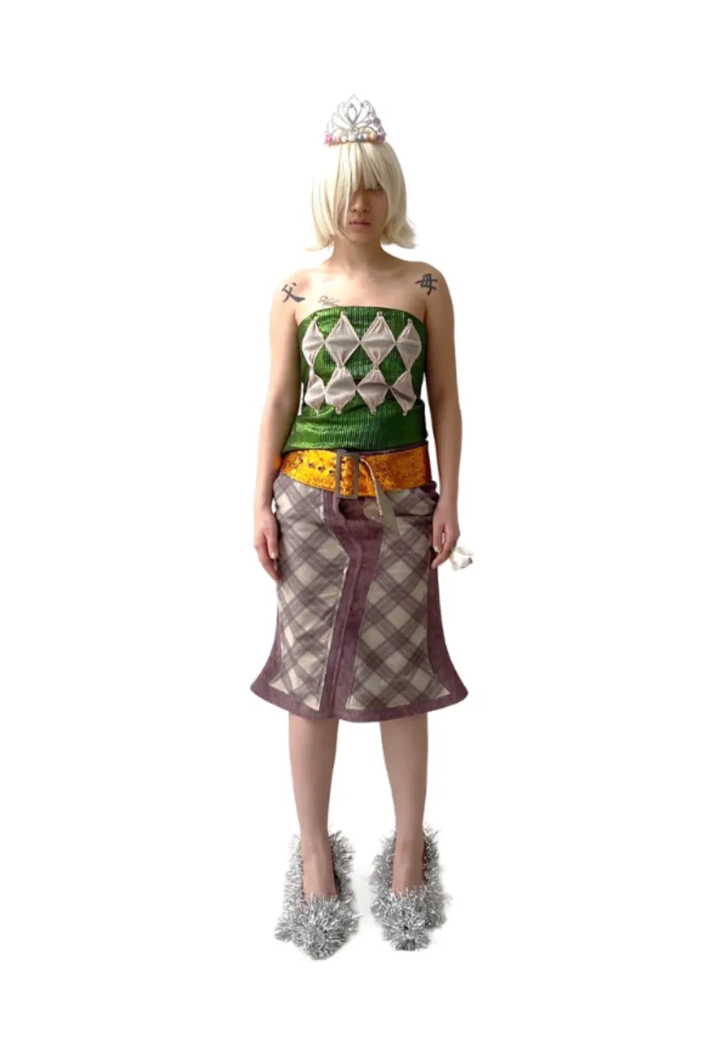 taottao-ple-porcelain-fuzzy-suede-organza-patchwork-skirts-purple-porcelain