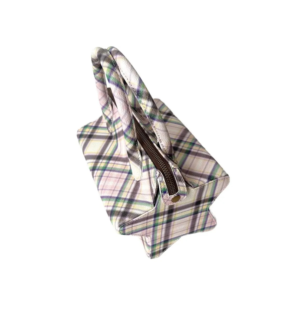 Taottao The Star Bag Dollhouse Plaid bag detail