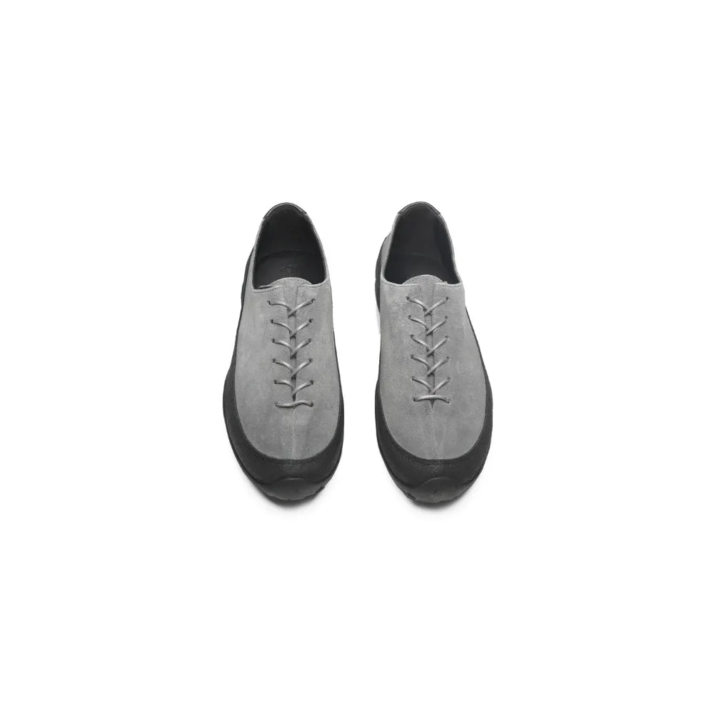 Top view of Tarvas Wanderer Black Suede shoes