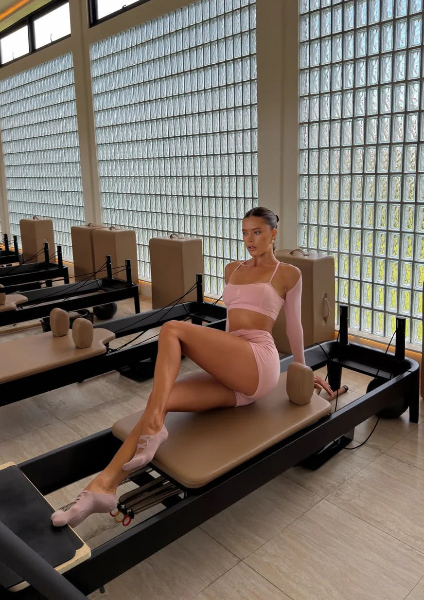 Basic Nyx Bolero Blush pilates workout styling