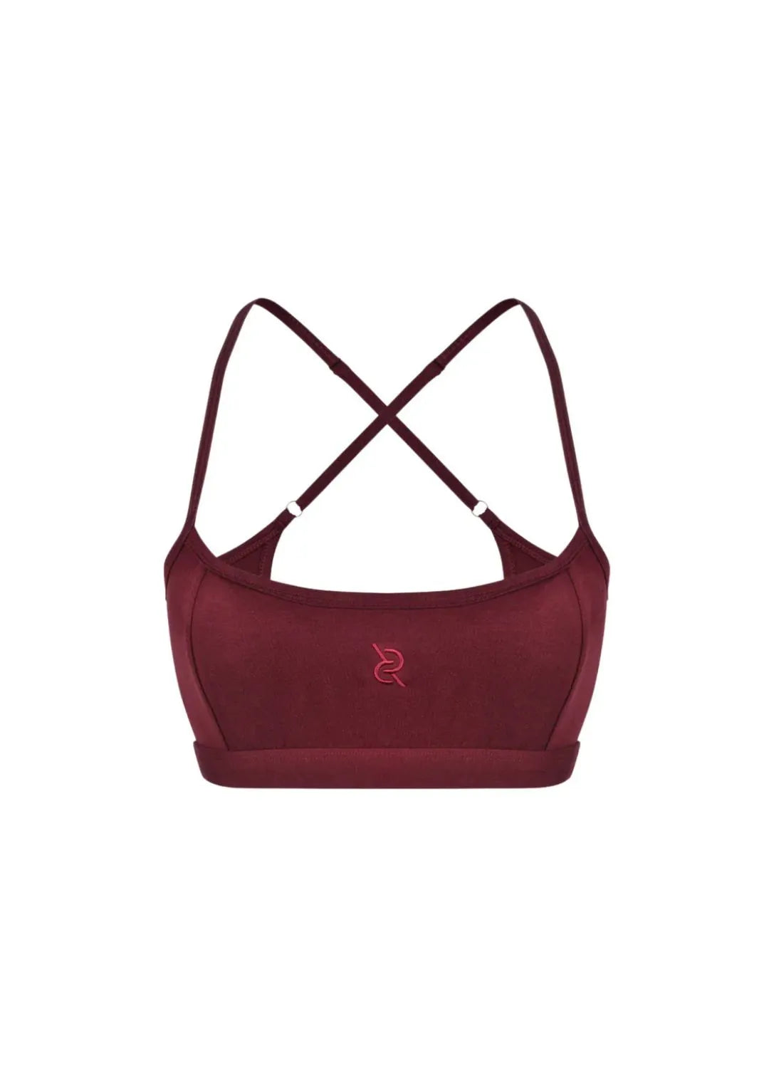 Basic Nyx Bra Burgundy front view