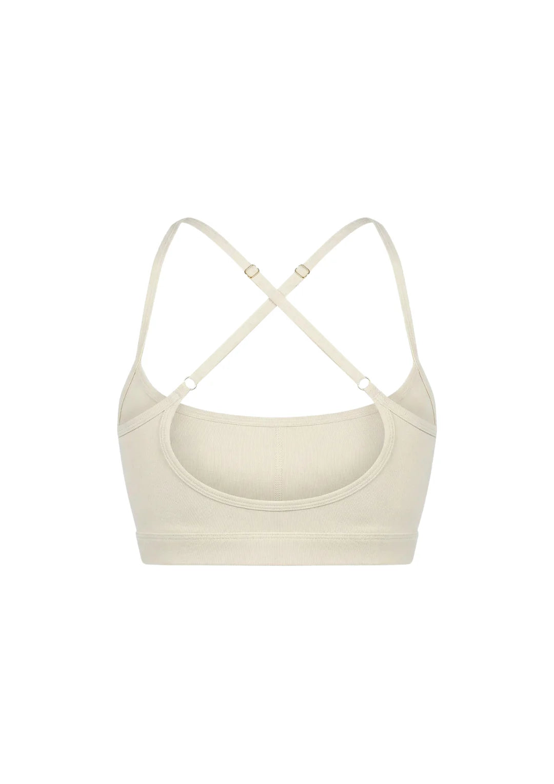 Basic Nyx Bra Ivory back strap detail