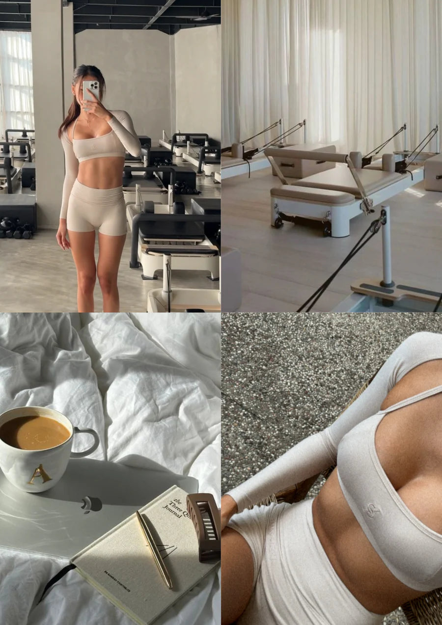 Basic Nyx Bra Ivory lifestyle indoor look
