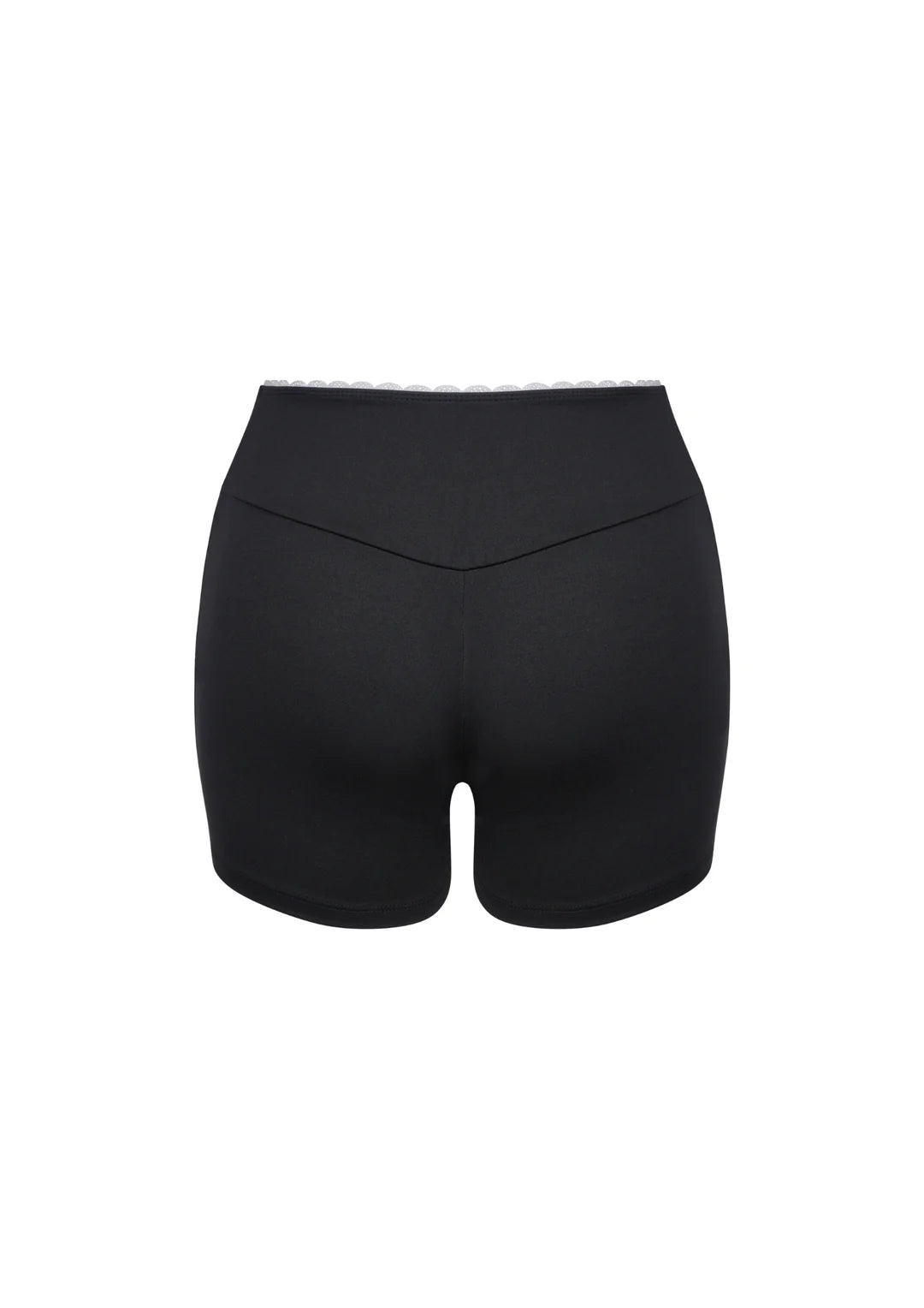 WearRame Cafe Lace Bottom full black back view flattering fit