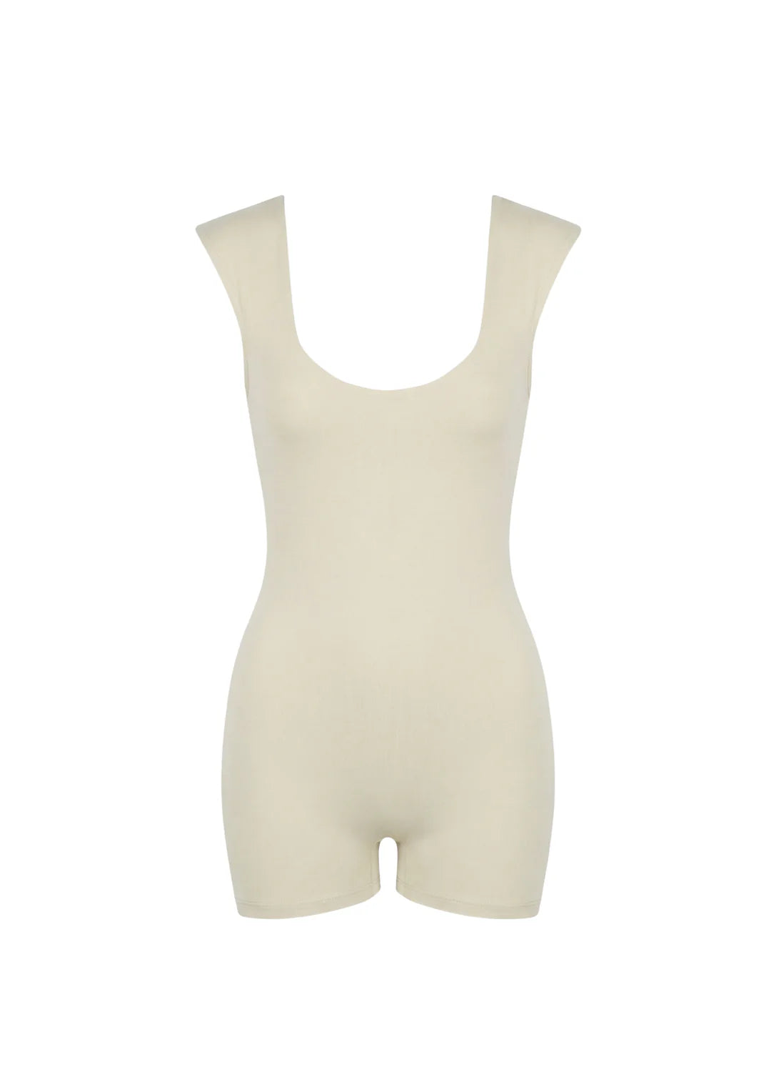 Wearrame Kamari Backless Onesie in Ivory