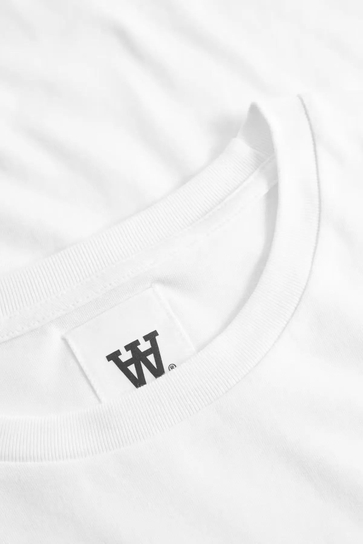 Wood Wood Ace T-Shirt White neckline detail