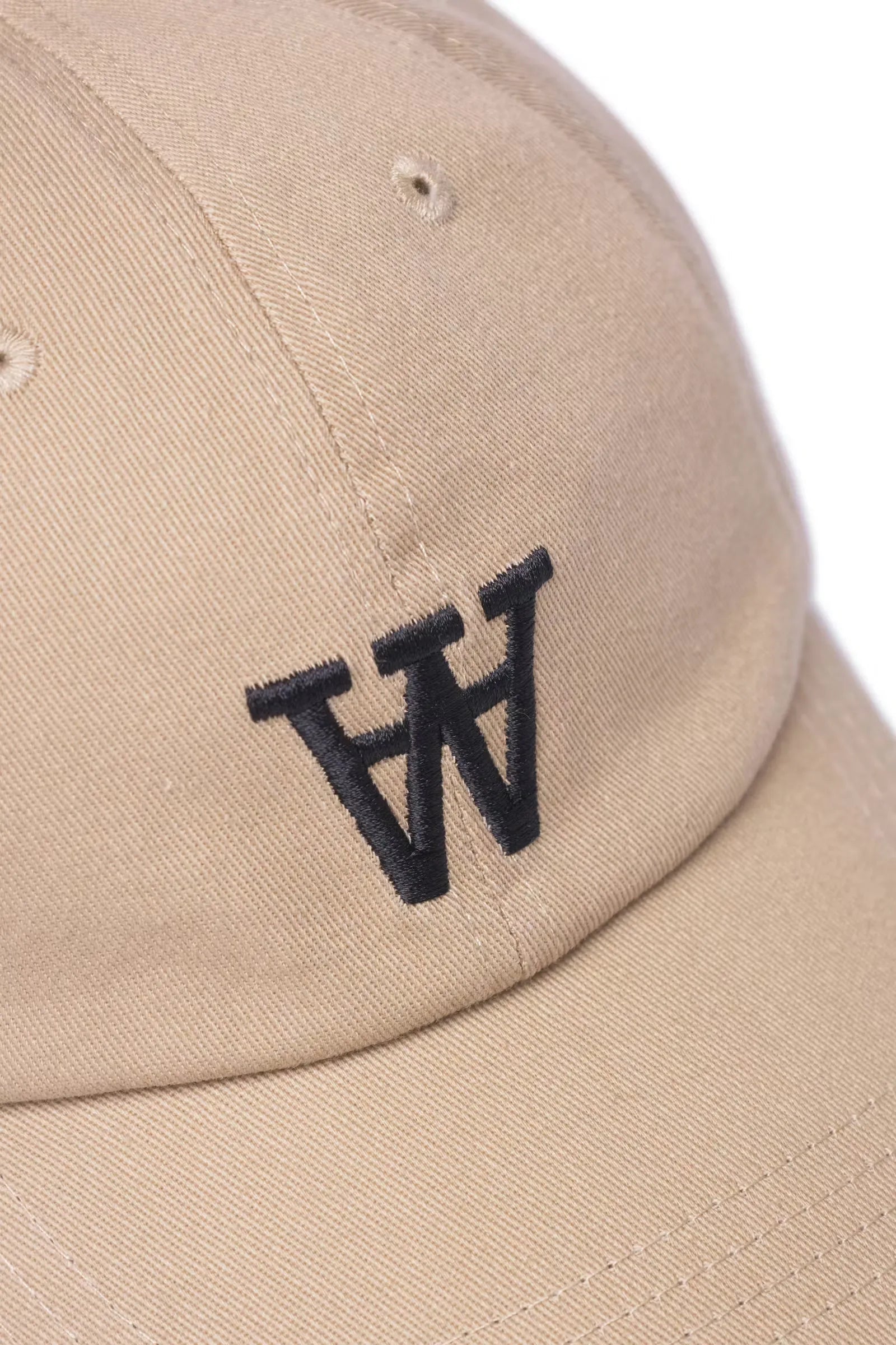 Wood Wood Eli Cap Petrified Oak Nature embroidered logo detail