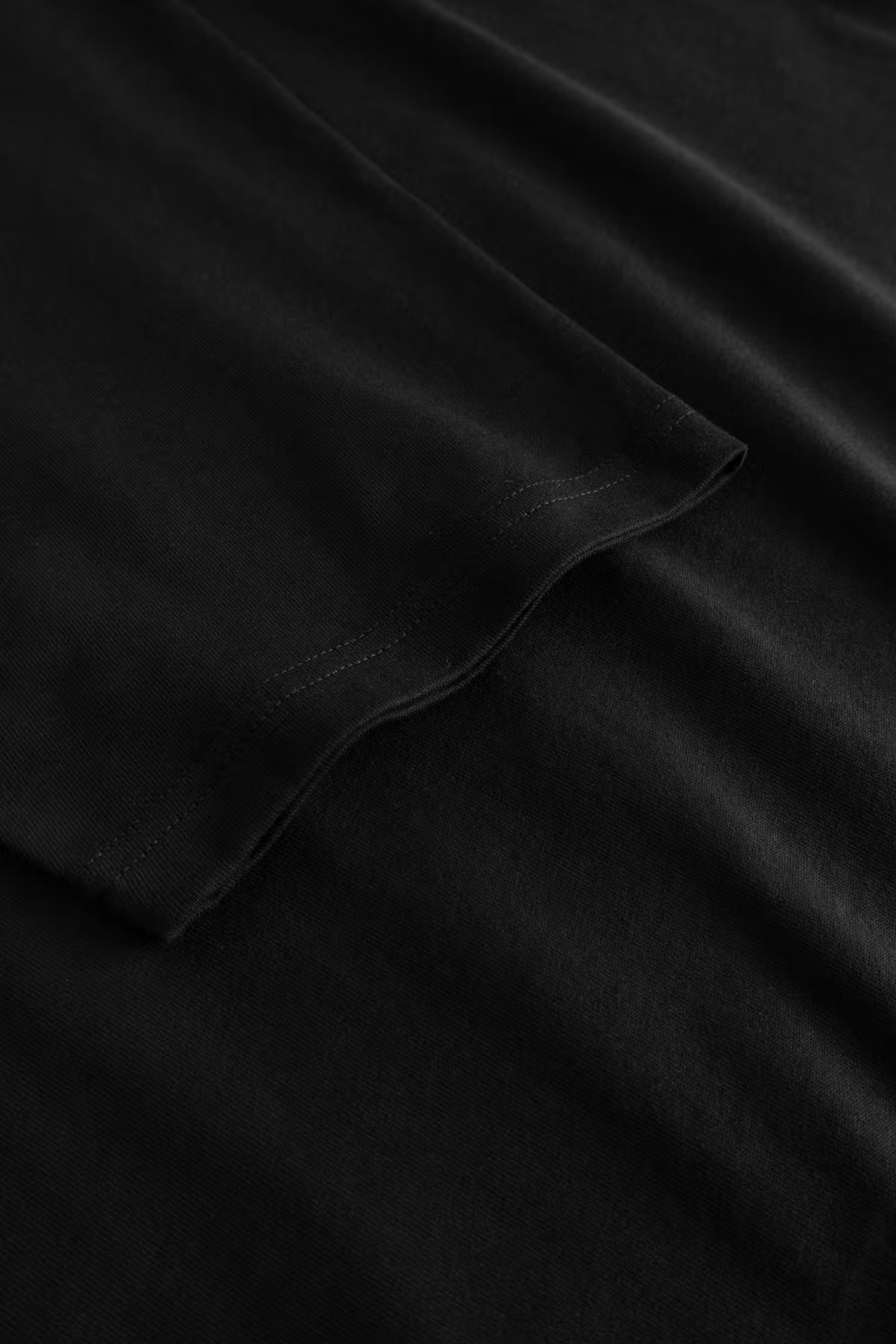 Wood Wood WW Bobby T-Shirt Bright Black sleeve detail