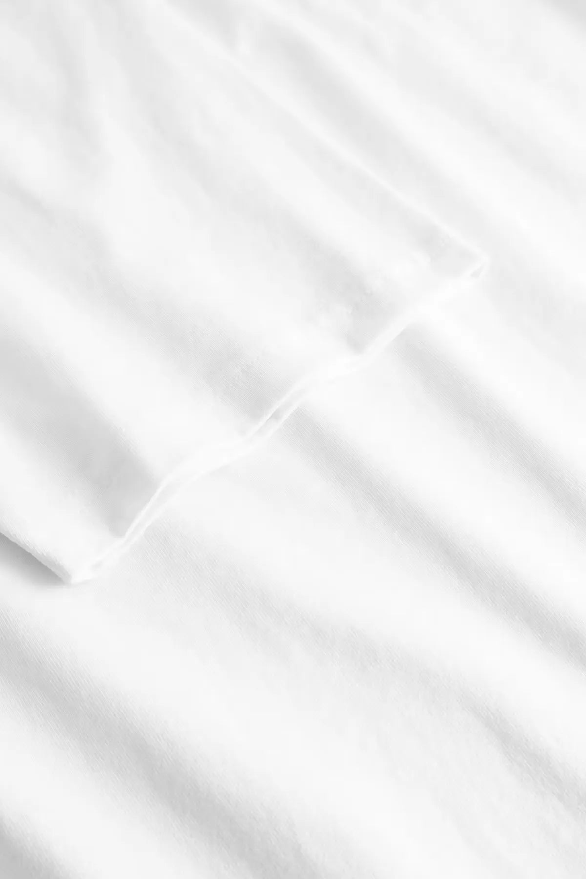 Wood Wood WW Bobby T-Shirt Bright White fabric detail