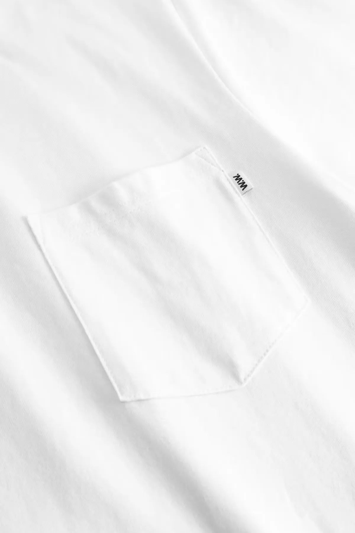 Wood Wood WW Bobby T-Shirt Bright White chest pocket detail