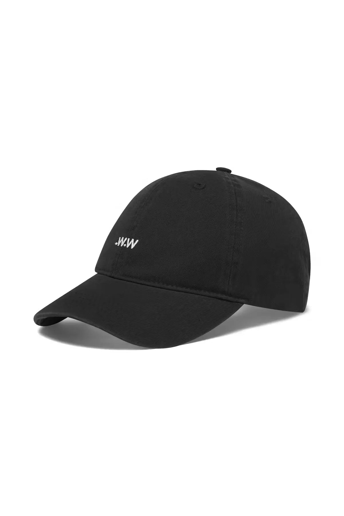 Wood Wood W.W. Cap in Black front view