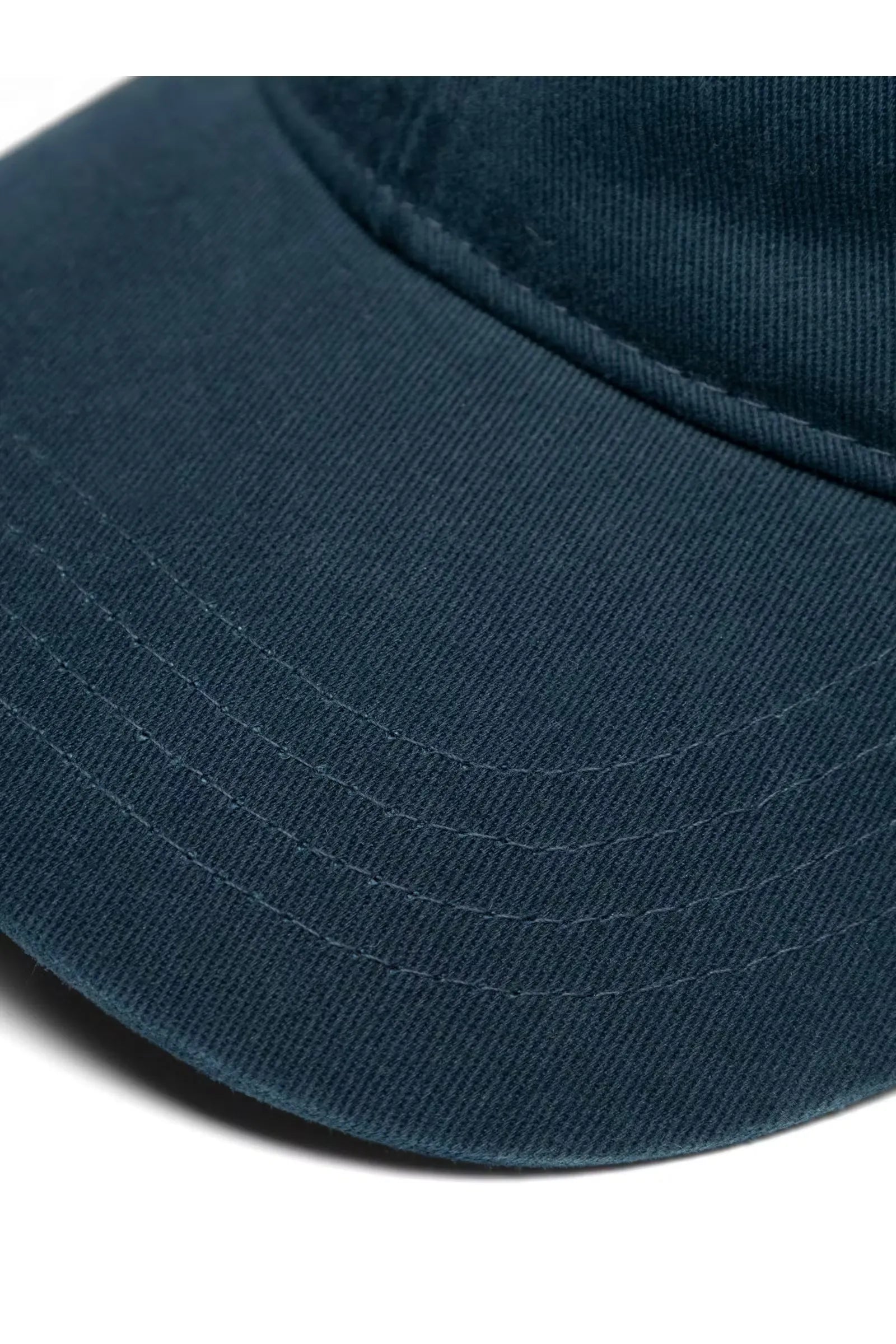 Wood Wood W.W. Cap Salute Blue curved brim detail