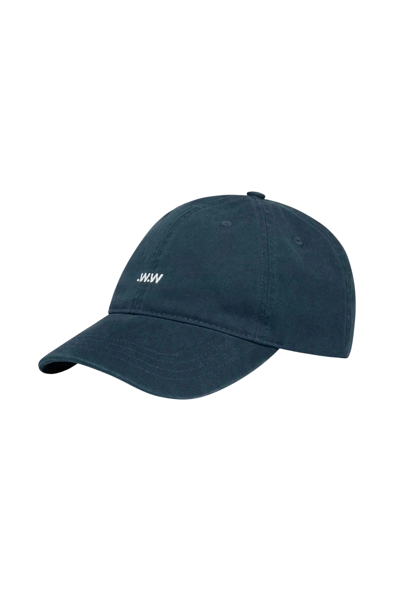 Wood Wood W.W. Cap Salute Blue front angle view