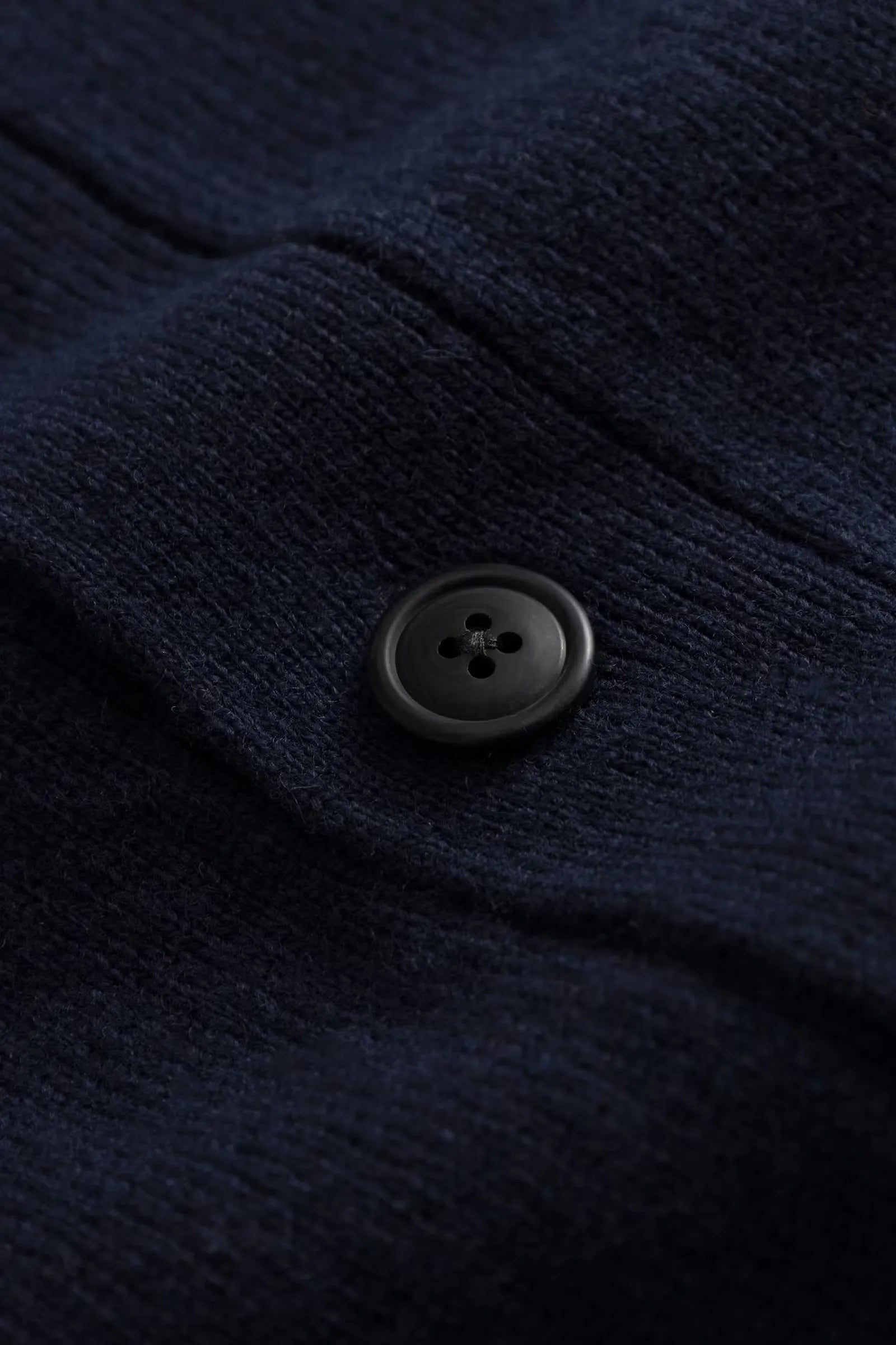 Wood Wood WW Tay Cardigan Salute Blue button detail