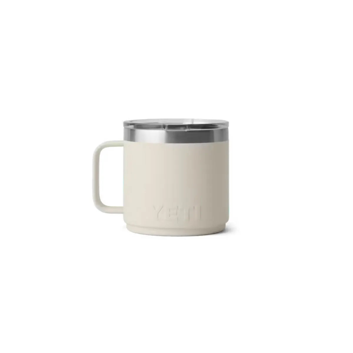 Side view of YETI Rambler Mug with MagSlider Lid Cape Taupe 14 Oz