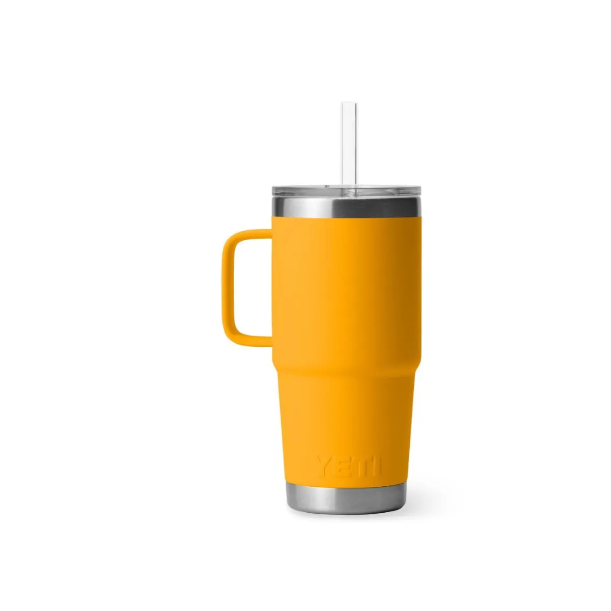 Back view of YETI Rambler Straw Mug With Straw Lid Beekeeper 25 Oz