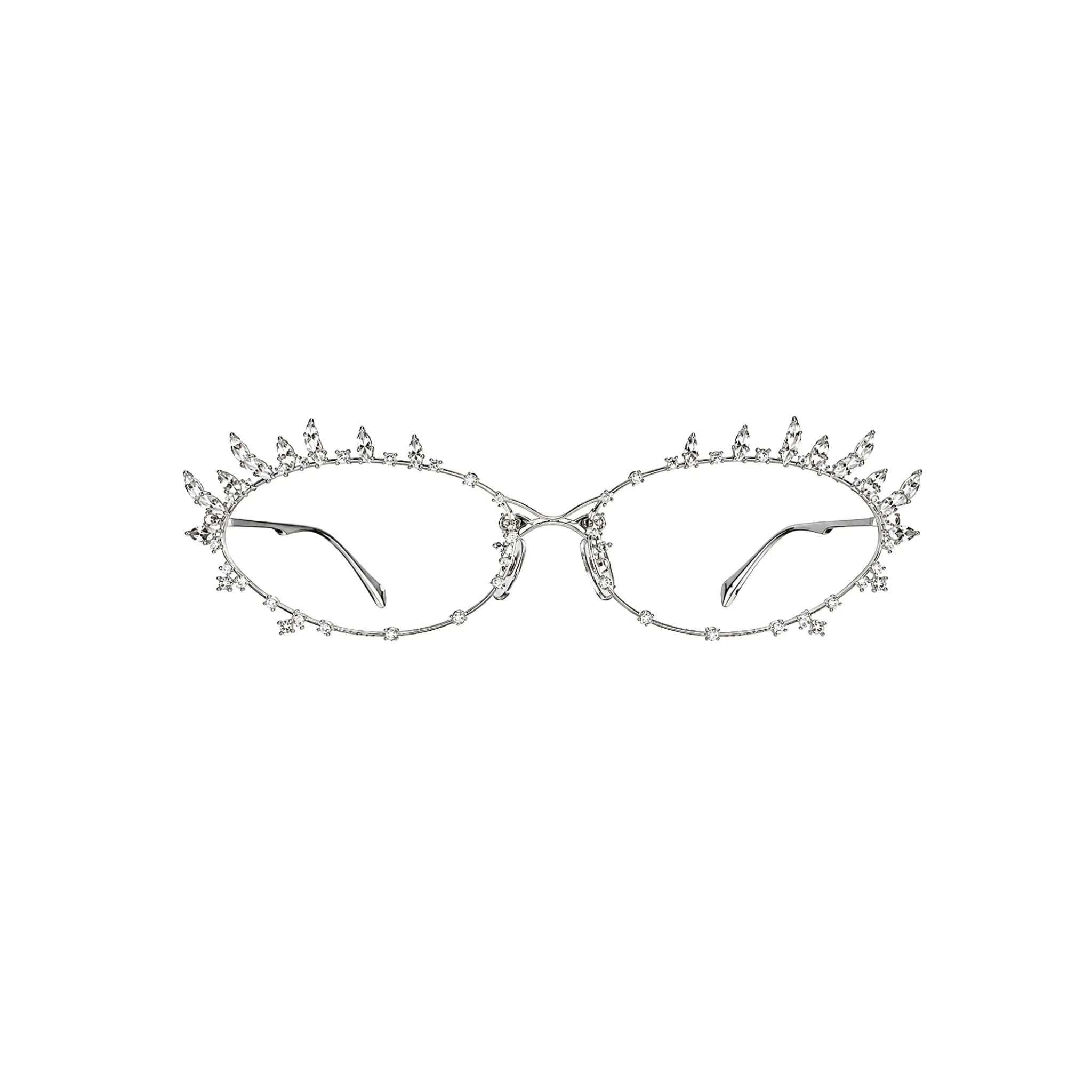 YVMIN Eyelash Glasses in Silver