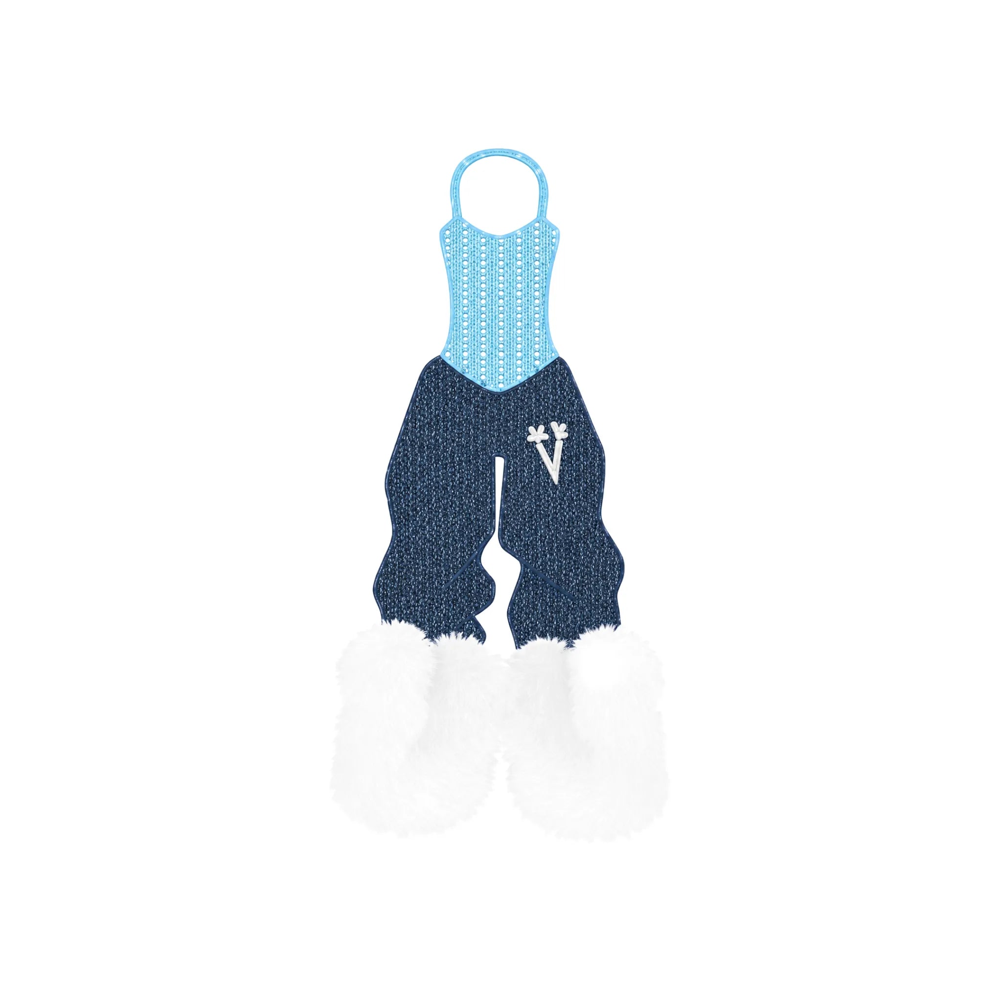 YVMIN Girl Cloth Jeans Jumpsuit in Blue