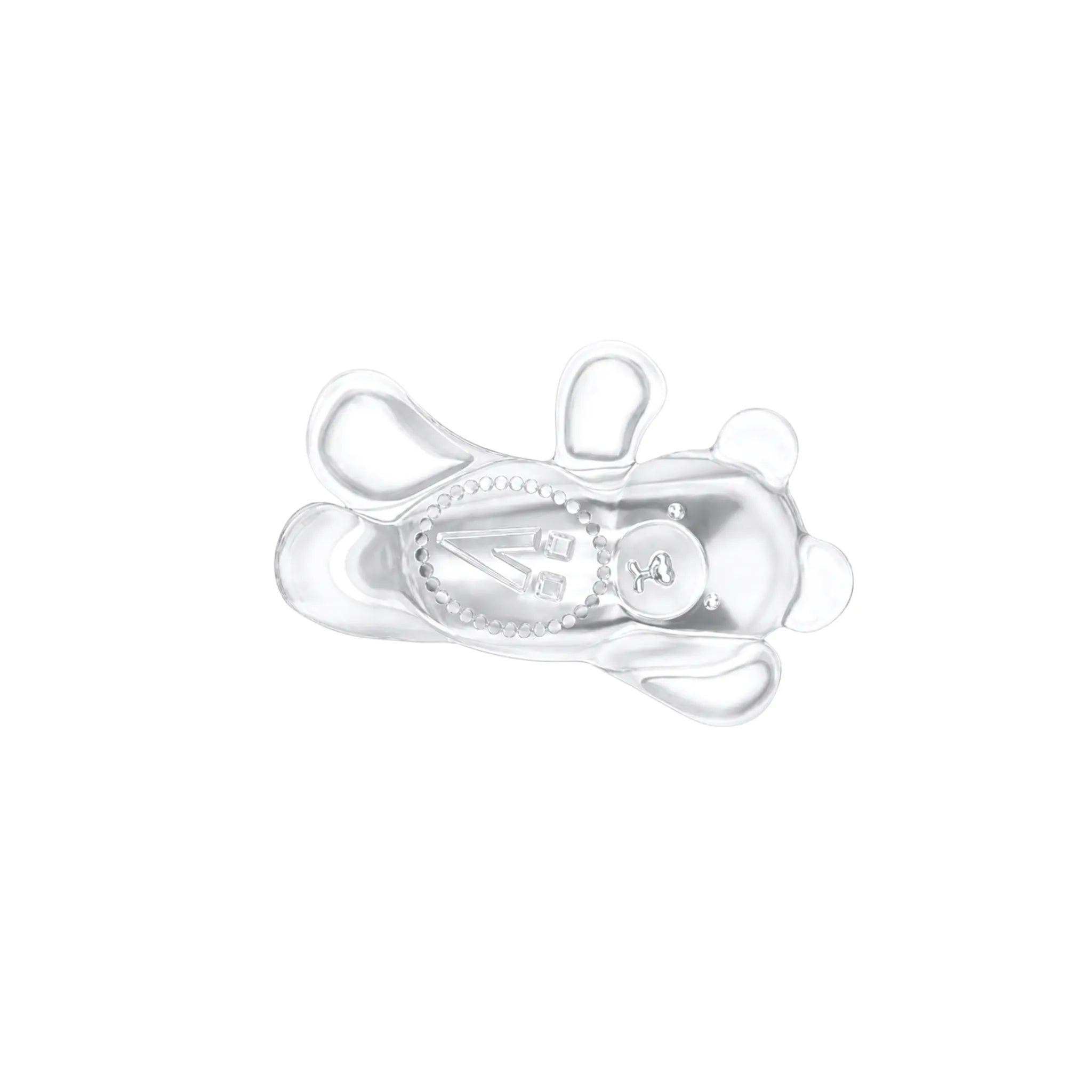 YVMIN Glasses Bear Hair Clip in Transparent