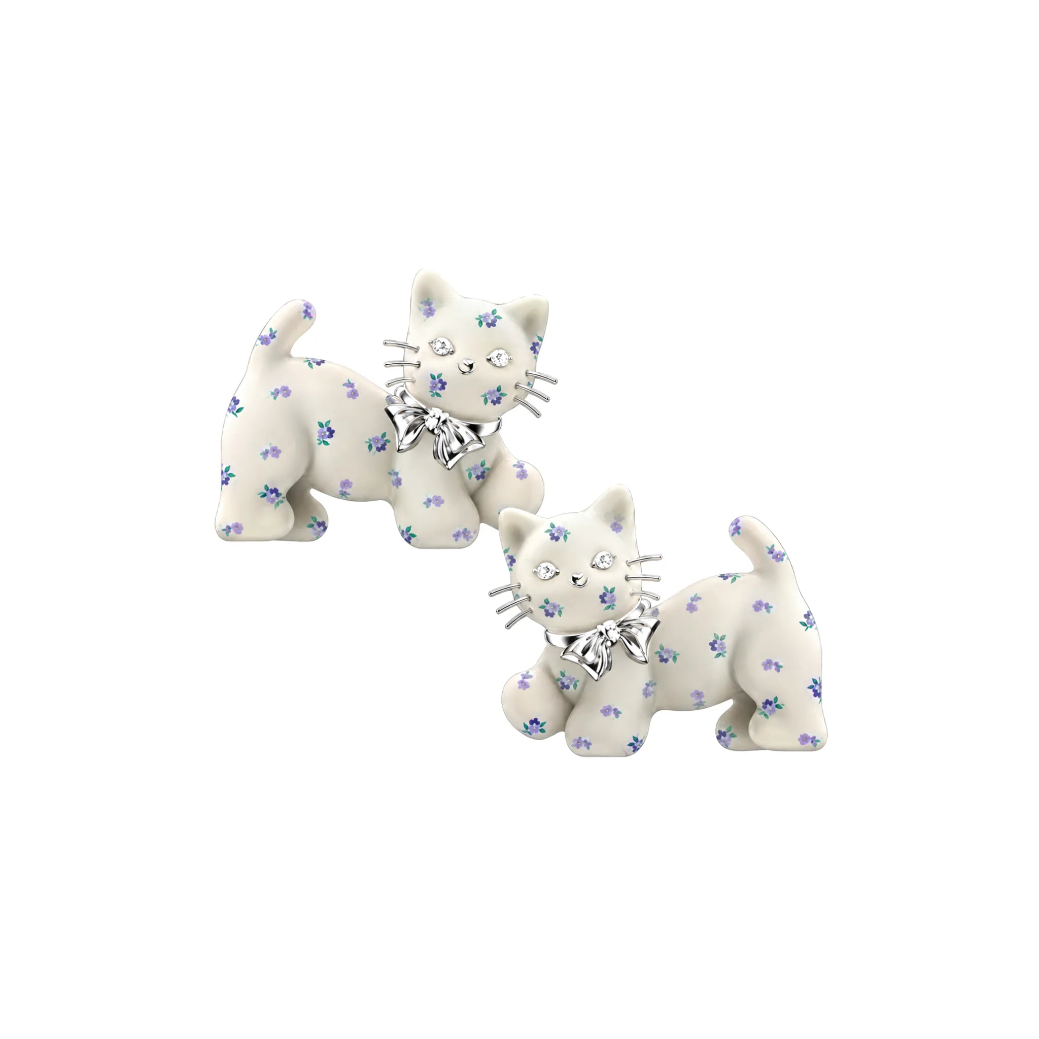 YVMIN Kitten Hair Clip in White