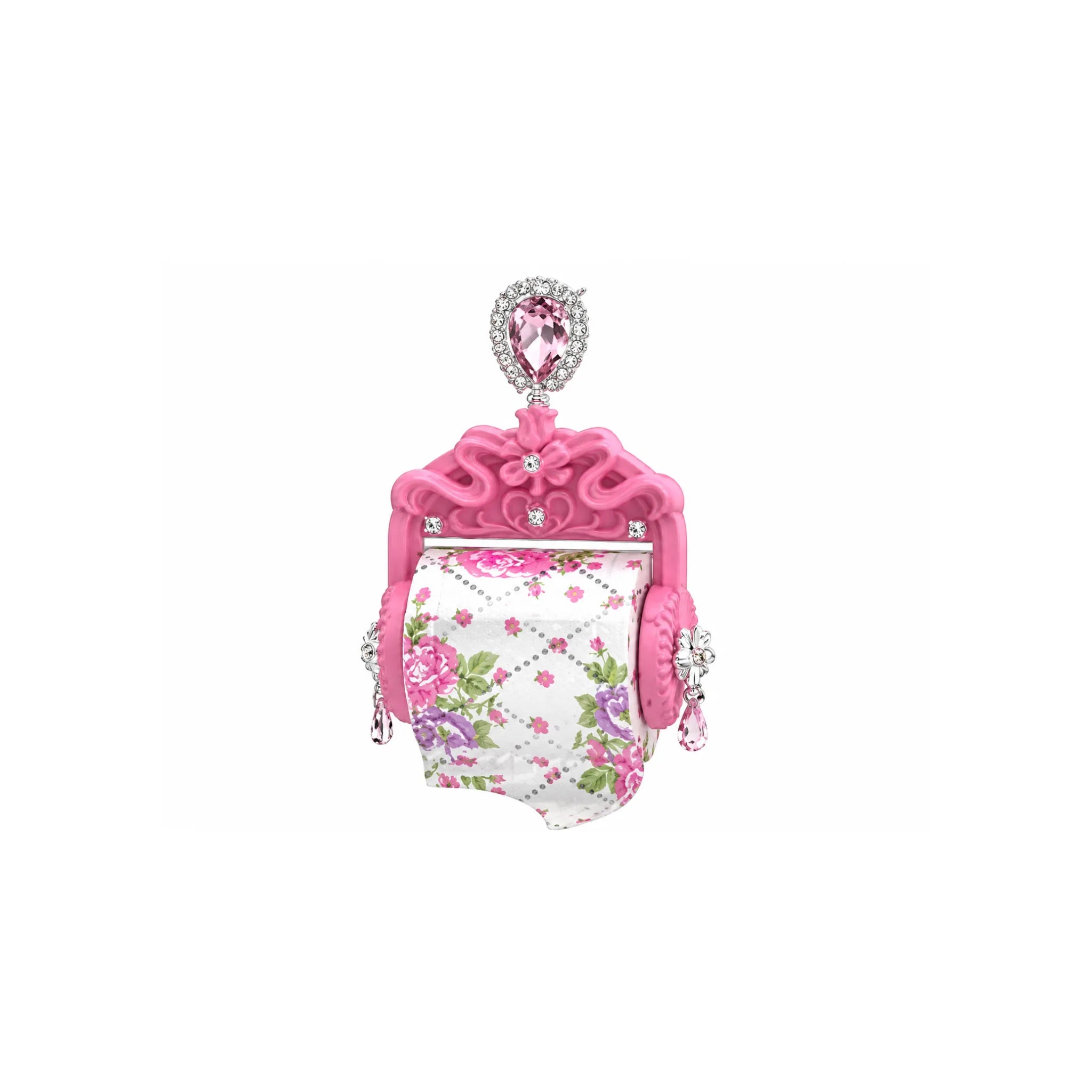 YVMIN Paper Roll Earring in Pink