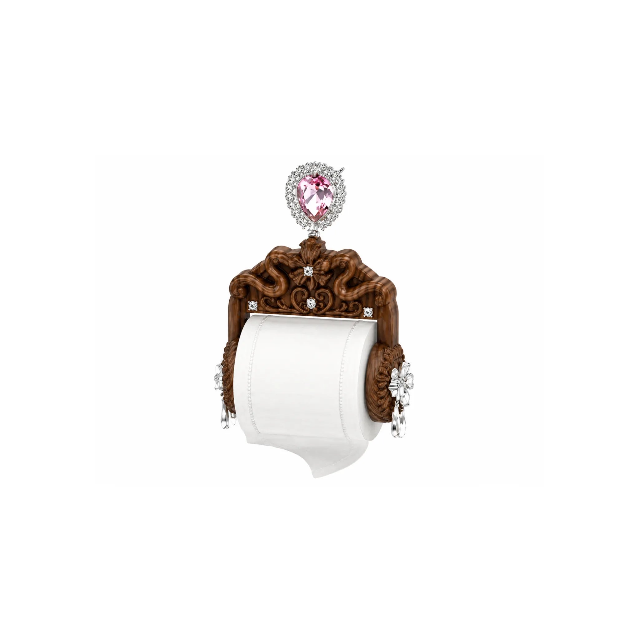 YVMIN Paper Roll Earring in White