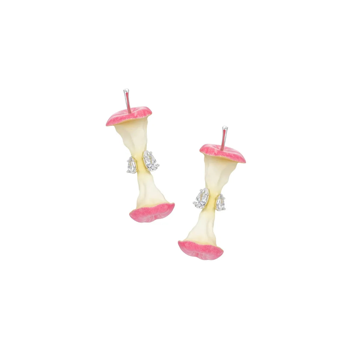 YVMIN Paradise Apple Core Earring Red