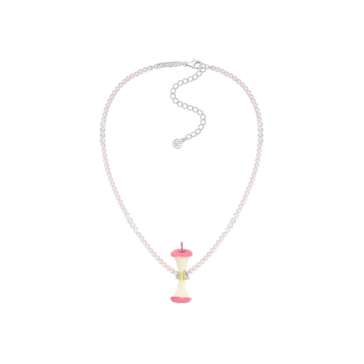 YVMIN Paradise Apple Core Pearl Necklace Red