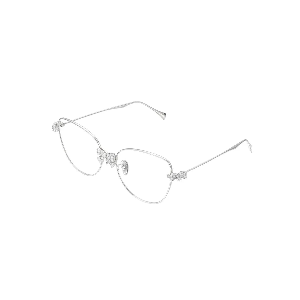 Side view of YVMIN Paradise Bowknot Decoration Large Frame Glasses