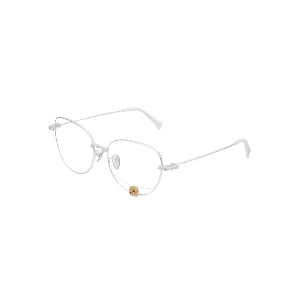 YVMIN Paradise Flocked Bear Decoration Glasses available at LAY Bangkok