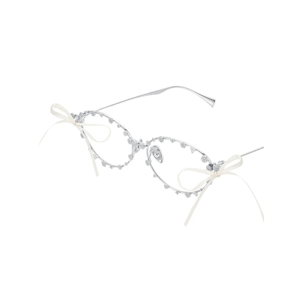 Side view of YVMIN Paradise Flower Gemstone Decoration Glasses