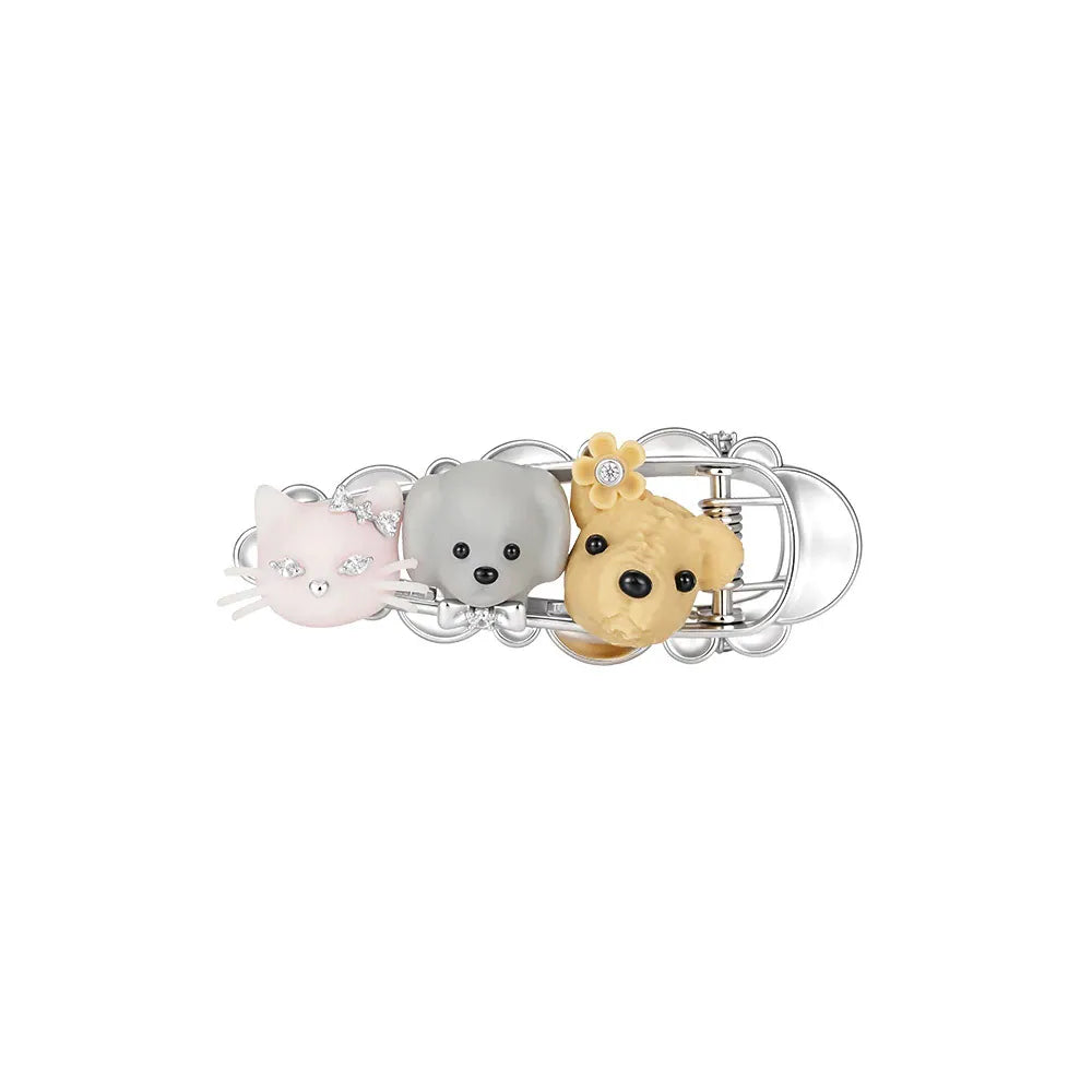 YVMIN Paradise Glasses Animals Hair Clip in Multi Color