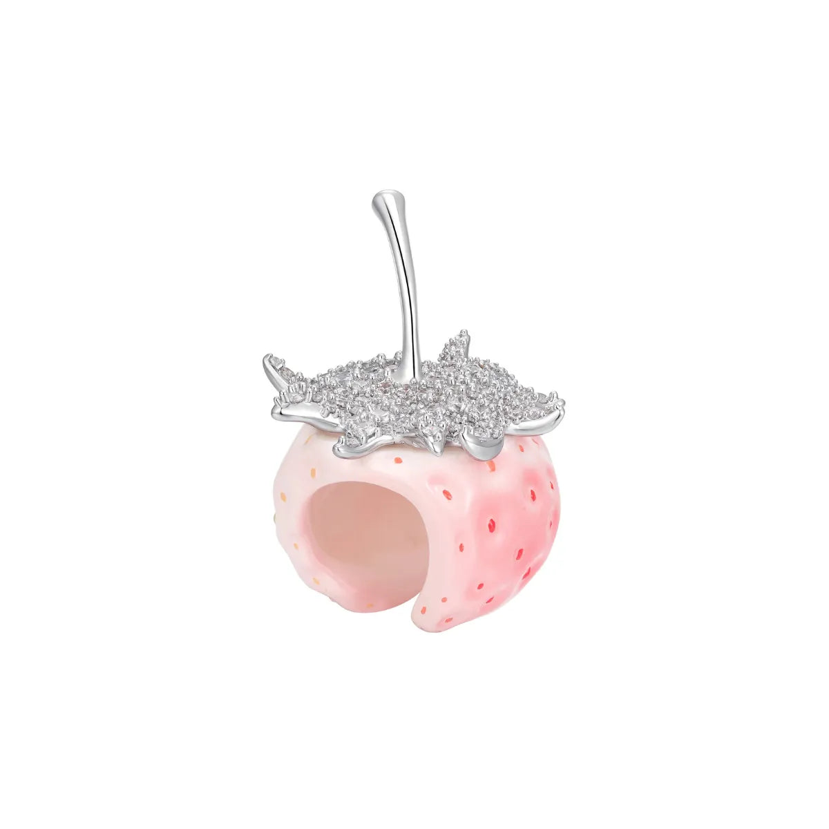 YVMIN Paradise Strawberry Gemstone Ring Pink