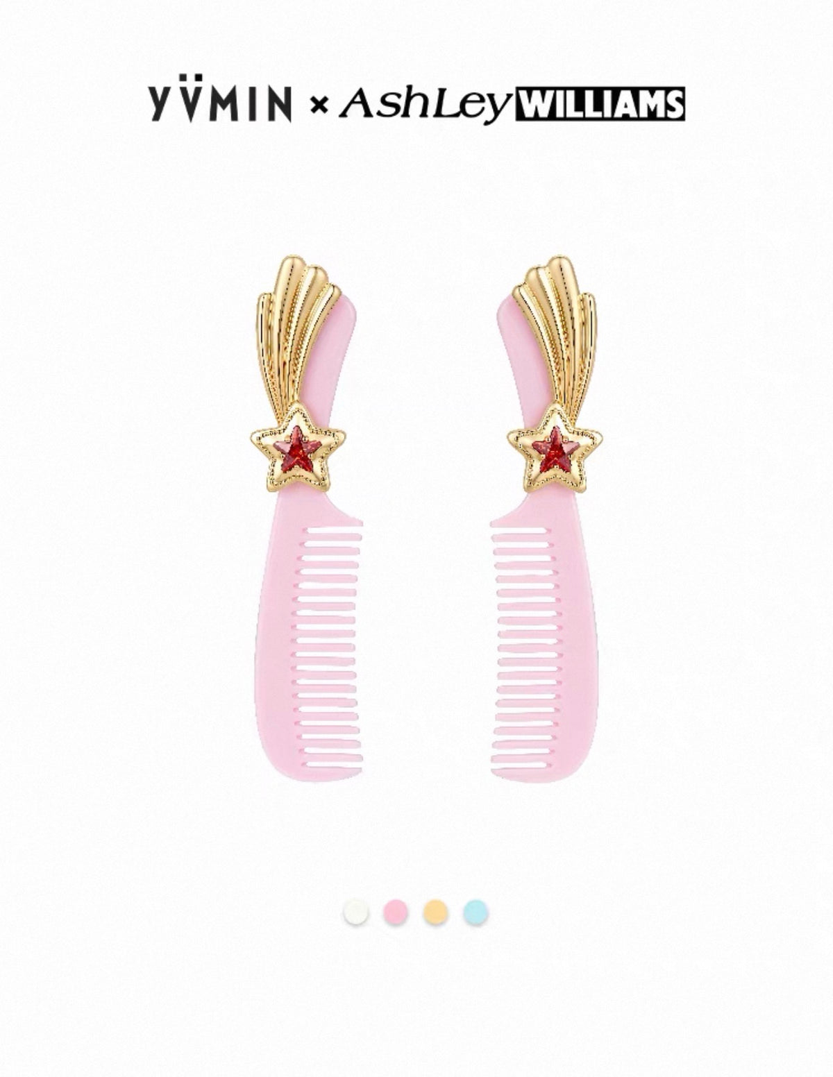 YVMIN x Ashley Williams Meteor Comb Earring ดีเทล