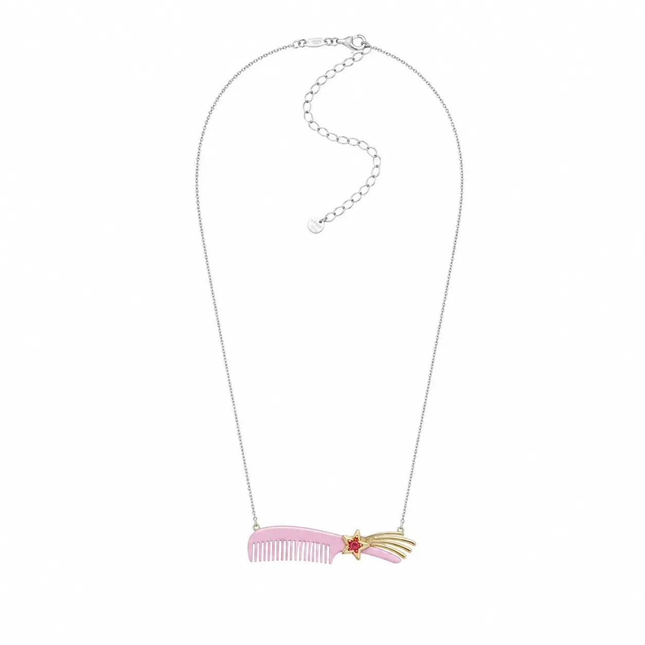 YVMIN x ASHLEYWILLIAM Meteor Comb Necklace in Red